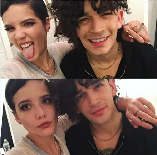 Halsey and Matty Healy.