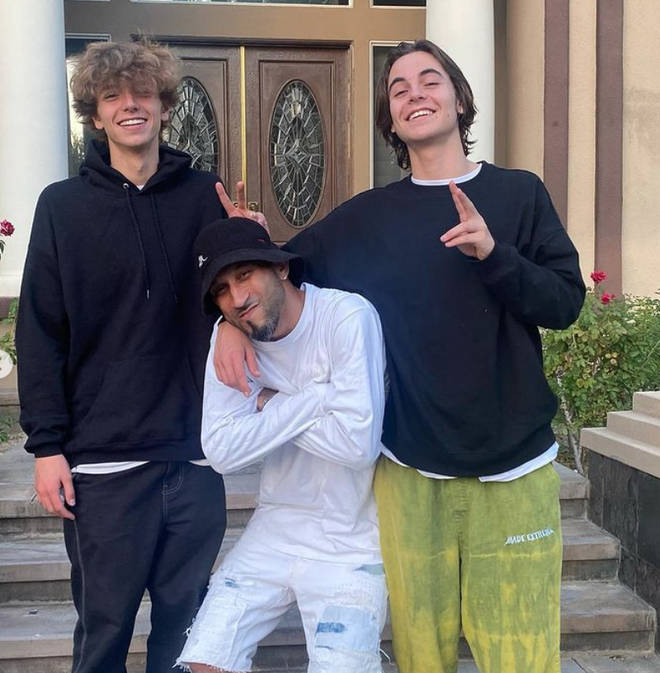 Britney Spears' sons with family friend Eddie Morales