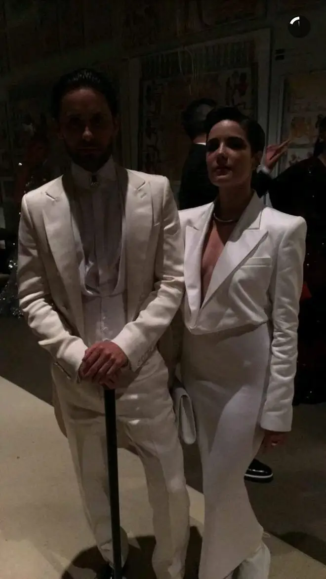 Jared Leto and Halsey.