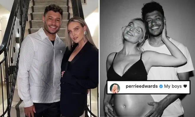 Alex Oxlade-Chamberlain posted a photoshoot with baby Ox