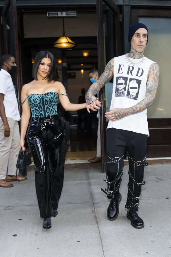 Kourtney Kardashian and Travis Barker