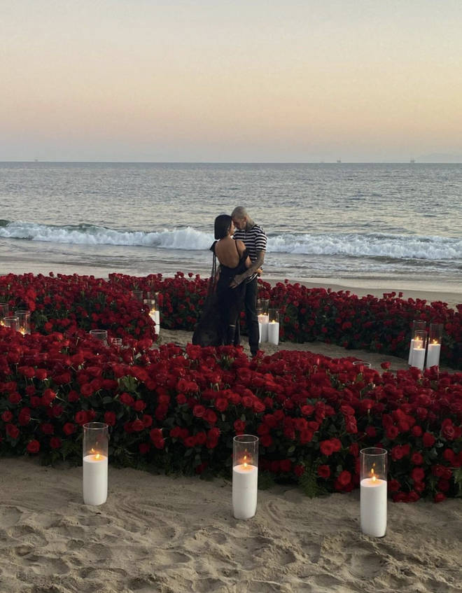 Kourtney Kardashian and Travis Barker got engaged over the weekend