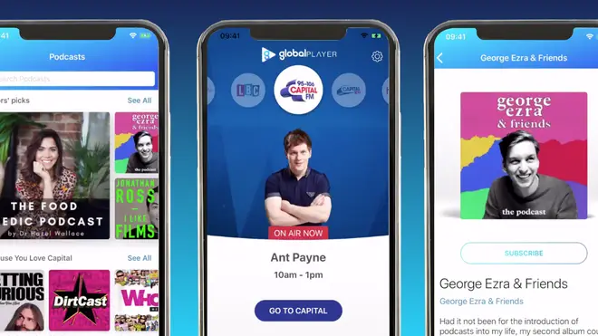 Capital's new app now allows you to listen to your favourite podcasts