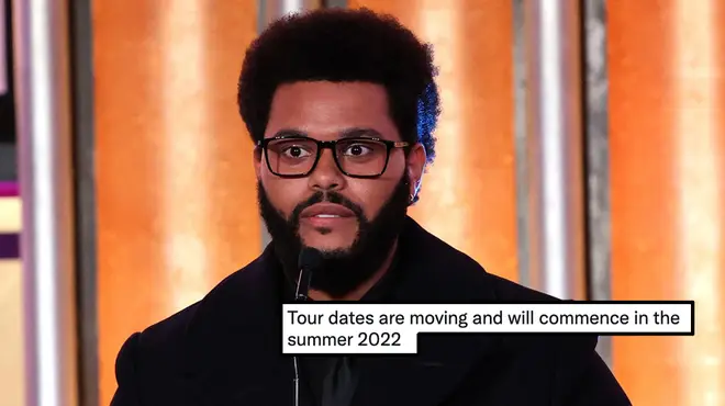 The Weeknd postponed his tour to later in 2022