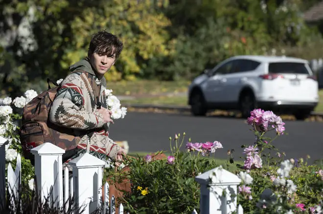 Dylan Arnold plays Theo Engler in You season 3