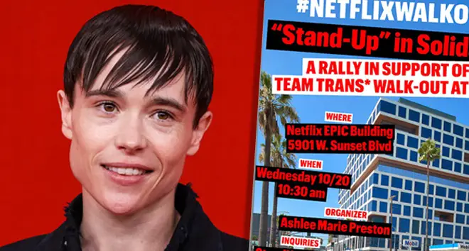 Elliot Page speaks out in support of Netflix employee walkout