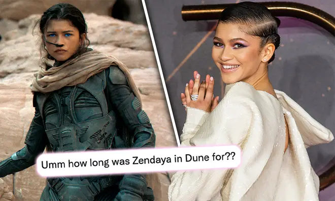 Zendaya had a surprisingly short screen time in Dune