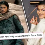 Zendaya had a surprisingly short screen time in Dune