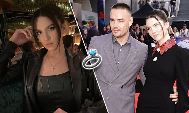 Maya Henry has been spotted wearing her engagement ring from Liam Payne again