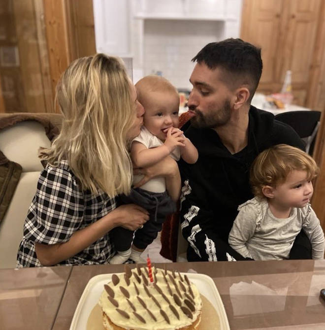 Tom Parker shares two kids with his wife Kelsey