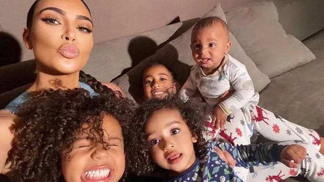 Kim Kardashian and Kanye West share four kids