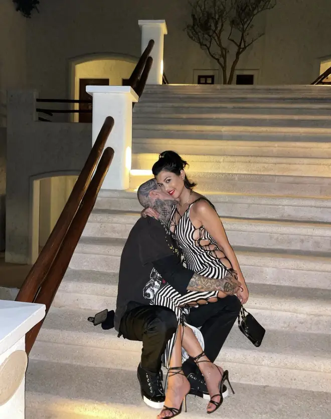 Kourtney Kardashian has accused Kim of 'copying her romance' with Travis