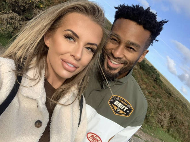 Faye and Teddy finished in third place on Love Island