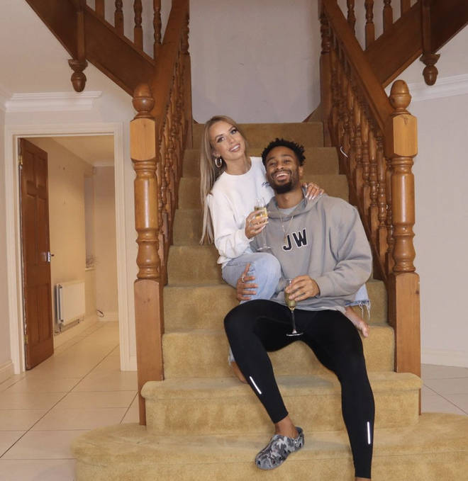 Love Island's Faye and Teddy just moved into their new home