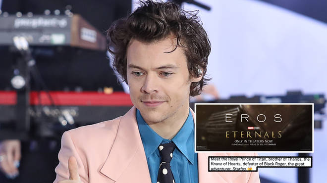 Harry Styles' Eternals poster has been revealed