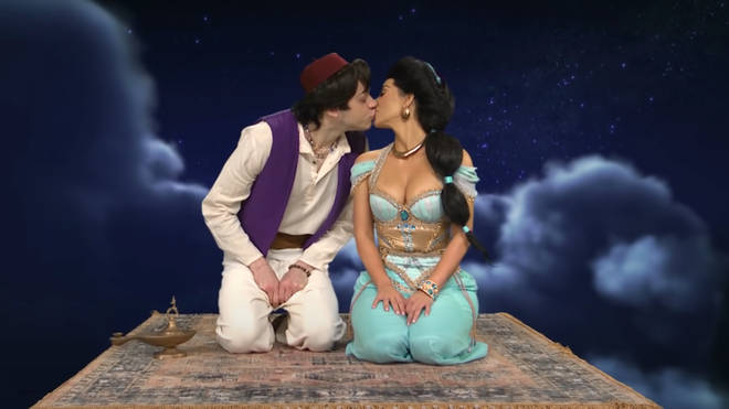 Kim Kardashian and Pete Davidson appeared in an SNL sketch together during her hosting stint