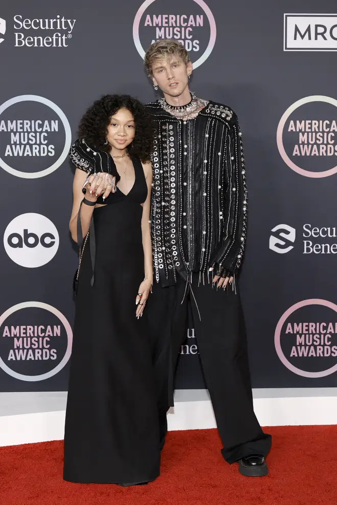 Machine Gun Kelly attended the 2021 AMAs with daughter Casie
