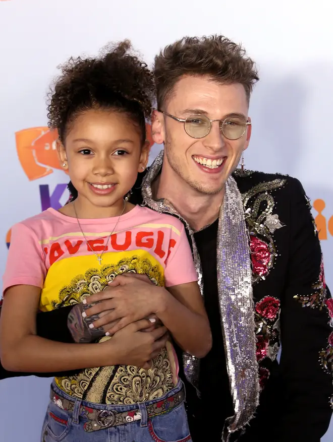 Machine Gun Kelly became a father to Casie when he was 18 years old