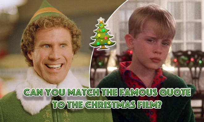 Match the iconic movie quote to the Christmas film!