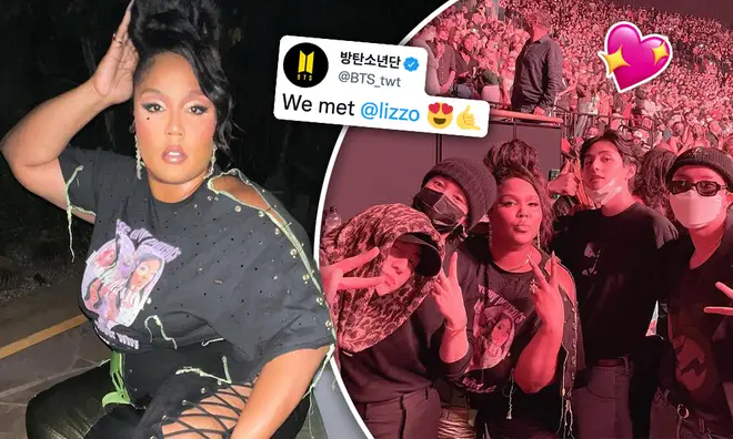 Lizzo met up with BTS in LA