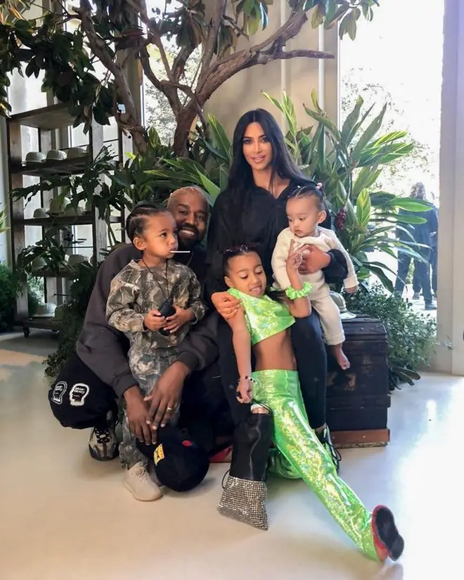 Kim Kardashian and Kanye West share four kids together