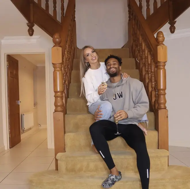Love Island's Teddy and Faye recently moved into their 'dream home' together