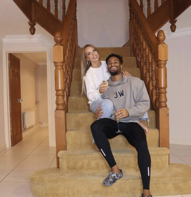 Teddy Soares and Faye Winter have just moved in together