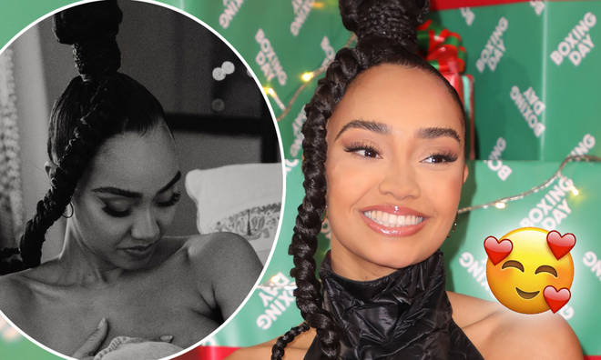 Leigh-Anne Pinnock posted a rare picture of one of her babies