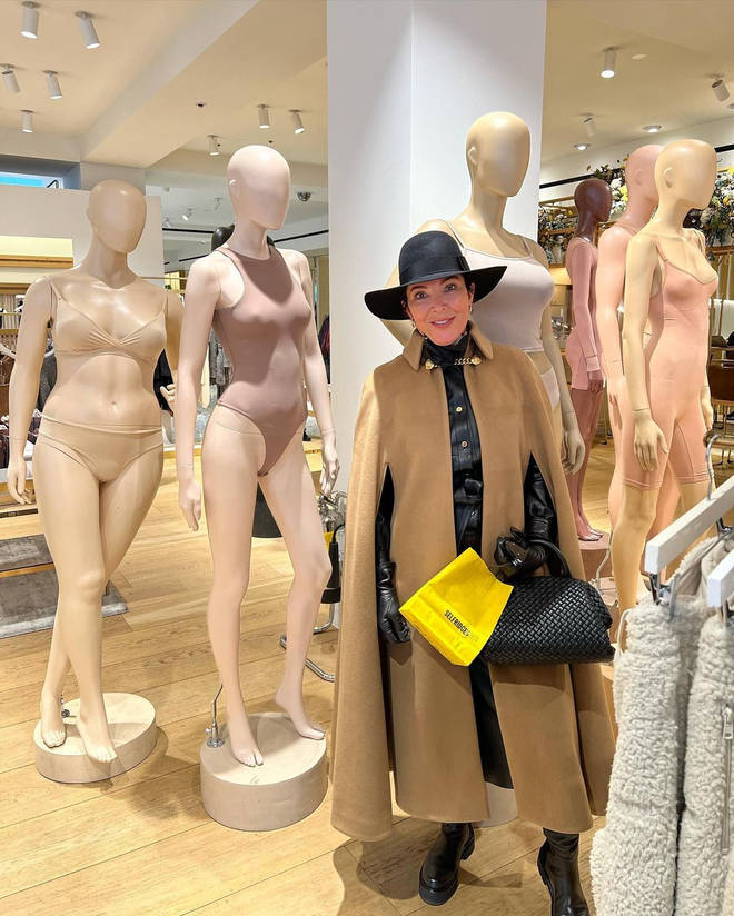 Kris Jenner went to London to support her children's stores