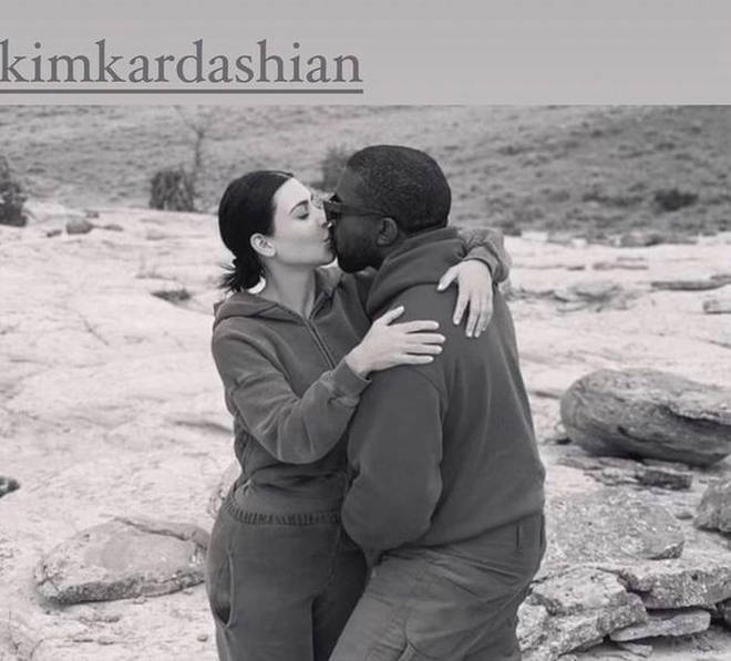 Kanye West shared this photo the day after Thanksgiving