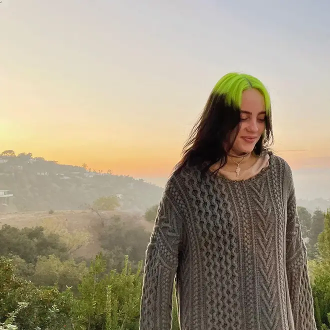 Billie Eilish has always experimented with her hair colour