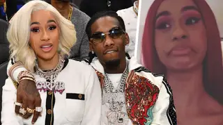 Cardi B took to Instagram to state she's splitting for Offset