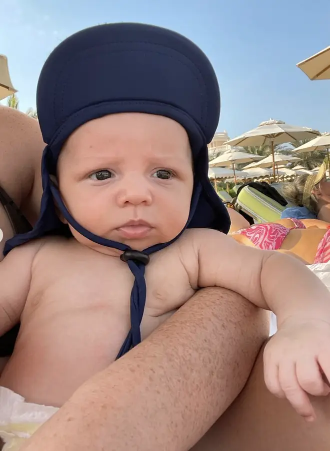 Baby Axel has warmed fans' hearts with his new walking video