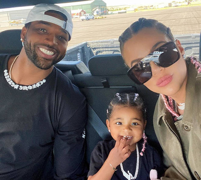 Khloe Kardashian and Tristan Thompson share daughter True together