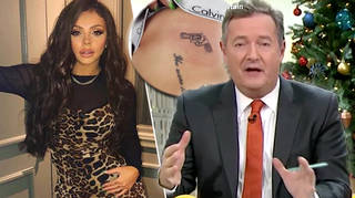 Jesy Nelson blasted by Piers Morgan on This Morning for gun tattoo