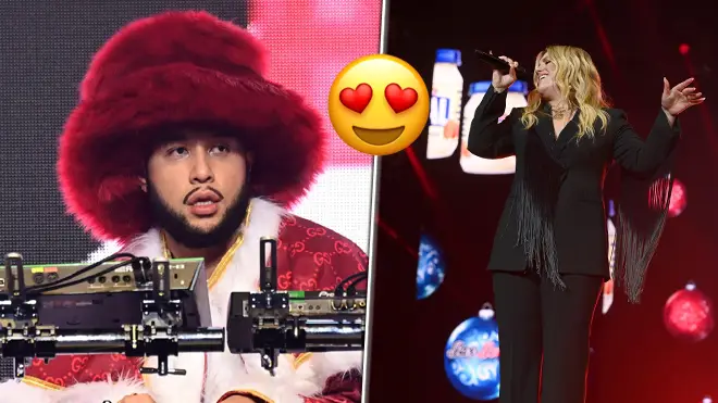 Ella Henderson joined Jax Jones as a surprise Jingle Bell Ball performer