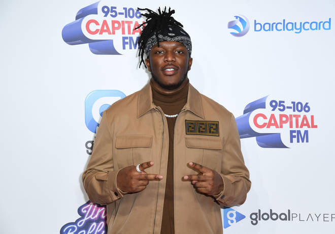 KSI brought the vibes to the Jingle Bell Ball red carpet