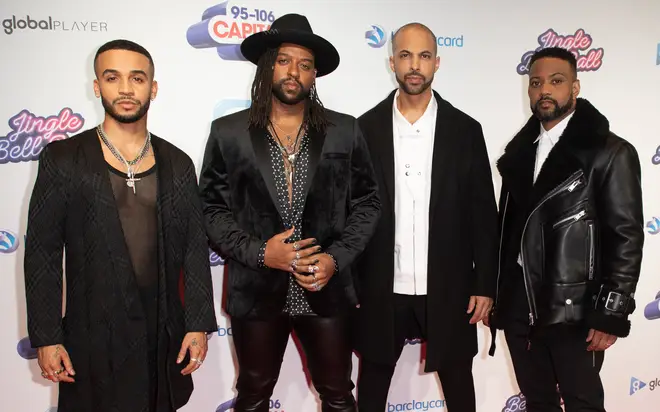 JLS on the red carpet at Capital's Jingle Bell Ball