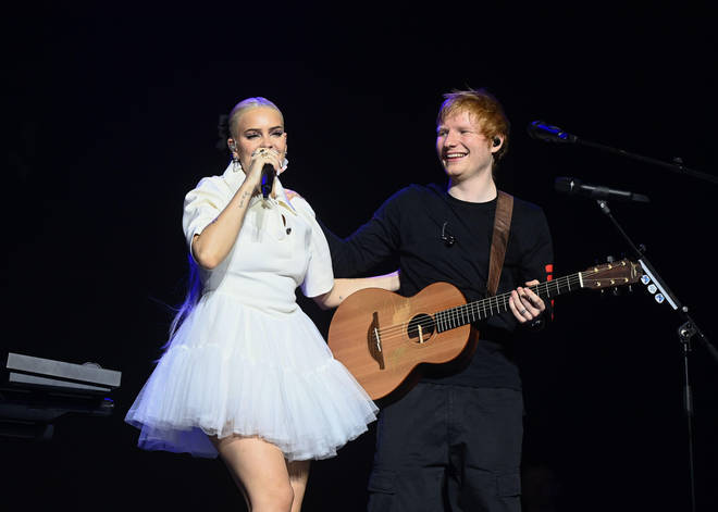 Ed Sheeran was joined by Anne-Marie on stage as they performed '2002'
