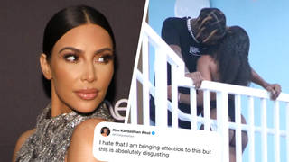 Kim Kardashian has taken to Twitter to drag the YouTubers who pranked her sister