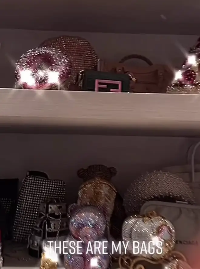 North West had some pricey handbags in her closet