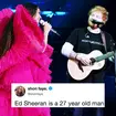Ed Sheeran responds to criticisms of his outfit at Global Citizen Festival