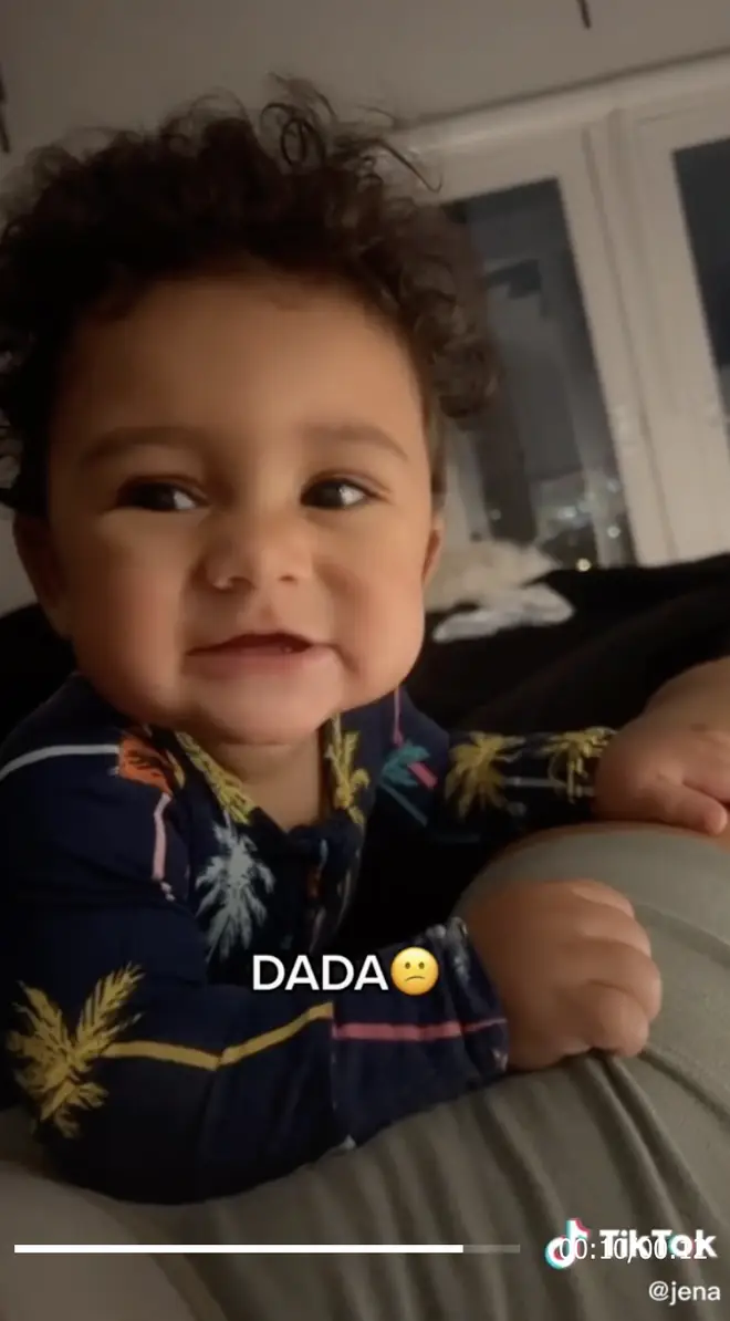 Jena Frumes revealed Jason King's first words with an adorable video
