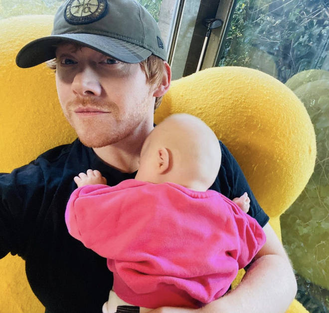 Rupert Grint became a father to his baby girl Wednesday in May 2020
