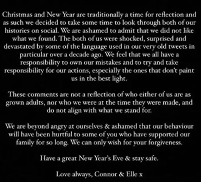 Elle Darby Apology.