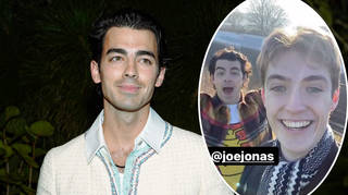 Joe Jonas joined Francis Bourgeois for train spotting