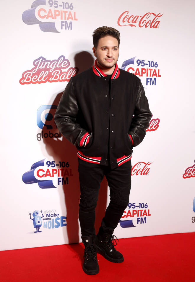 Jonas Blue on the red carpet at the Jingle Bell Ball 2018
