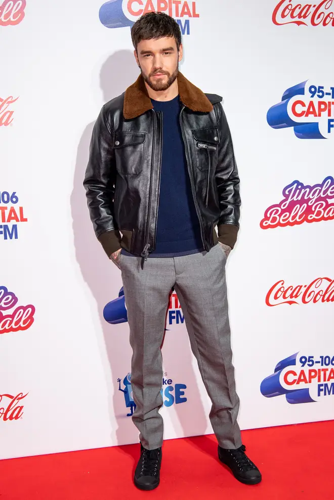 Liam Payne on the red carpet at the Jingle Bell Ball 2018
