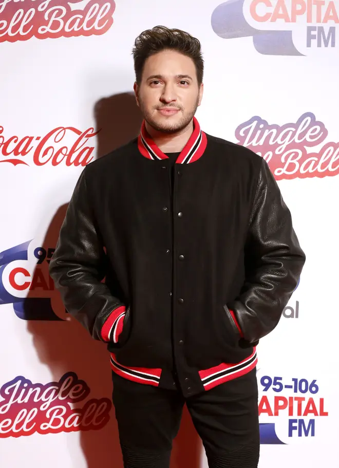 Jonas Blue on the red carpet at the Jingle Bell Ball 2018