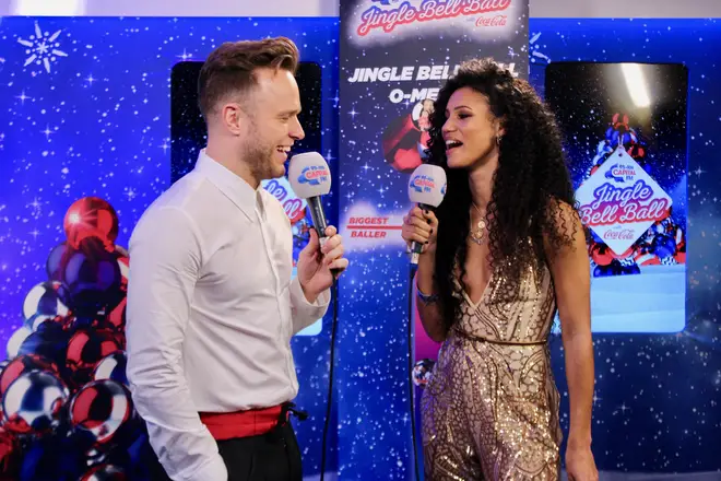 Olly Murs joined Vick Hope backstage at Capital's Jingle Bell Ball